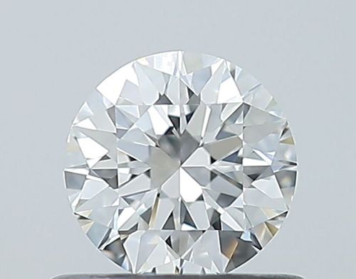 0.52 carat F-VVS1 Excellent cut Natūralus Round Deimantas (1)