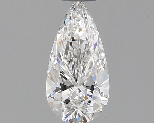 0.39 carat F-VVS1 Natūralus Pear Deimantas (1)