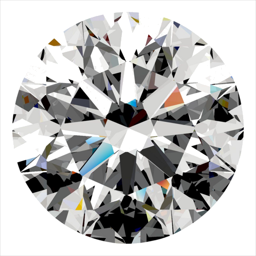 0.4 carat F-VS1 Very Good cut Natūralus Round Deimantas (1)