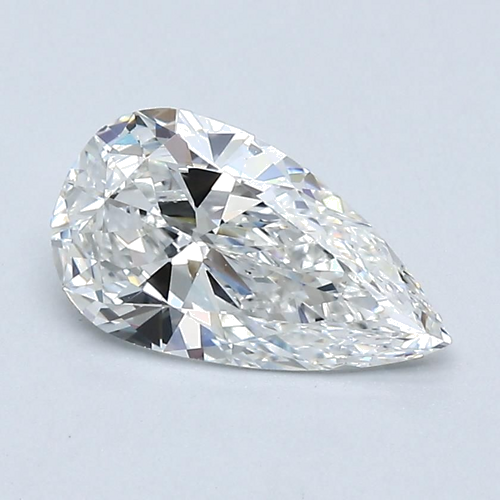 1.06 carat F-VS1 Natūralus Pear Deimantas (1)