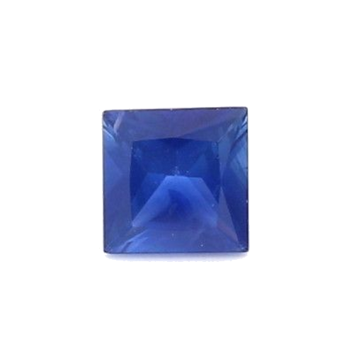 0.52 carat BLUE MODIFIEDBRILLIANT cut Square Safyras (1)