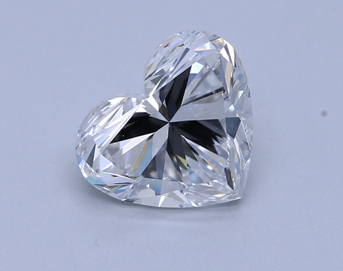 5.02 carat D-IF Natūralus Heart Deimantas (1)