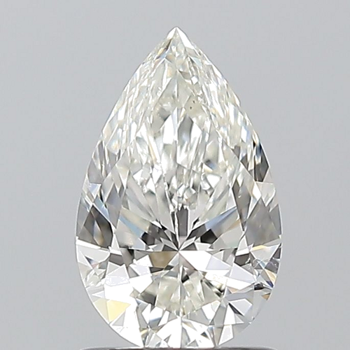 1.01 carat H-VS2 Natūralus Pear Deimantas (1)