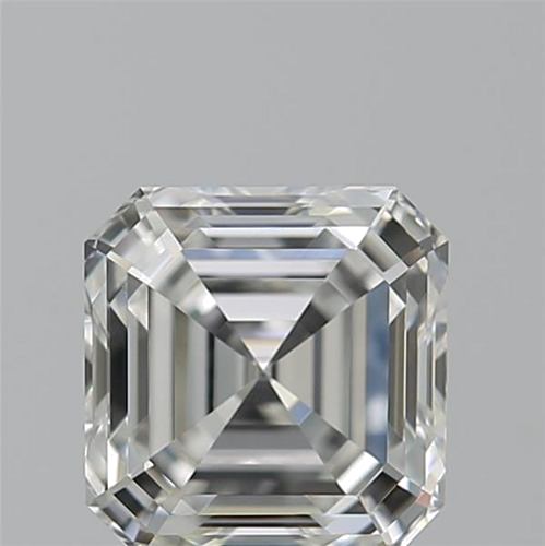 1.01 carat F-SI1 Natūralus Asscher Deimantas (1)