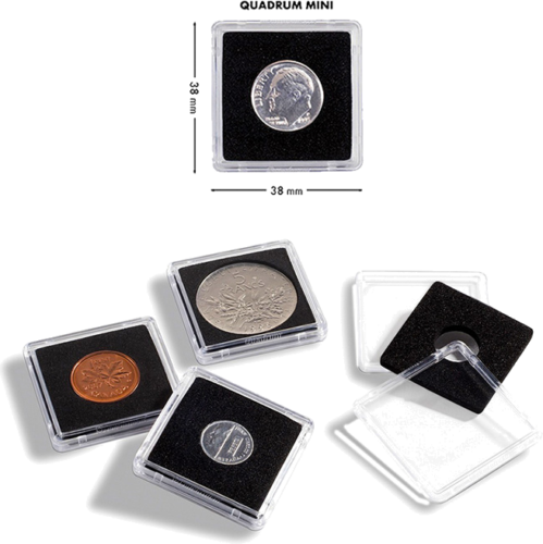 Мини капсули за монети Quadrum (10 - 29 мм) (3)