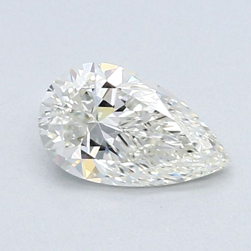 0.63 carat J-VVS1 Natūralus Pear Deimantas (1)