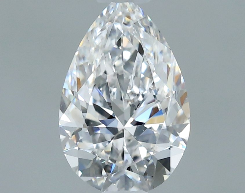 0.5 carat D-VS1 Natūralus Pear Deimantas (1)