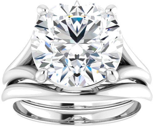 Sužadėtuvių Žiedas „Solitaire“ 950 Platinos Round 11mm (8)