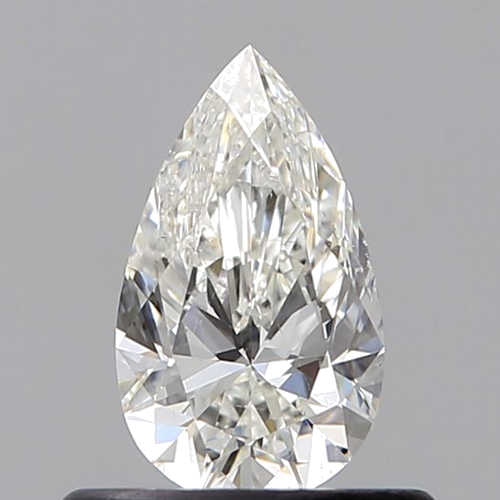 0.5 carat H-SI2 Natūralus Pear Deimantas (1)