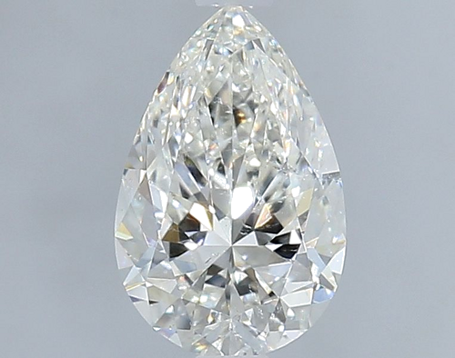 1.0 carat I-SI2 Natūralus Pear Deimantas (1)