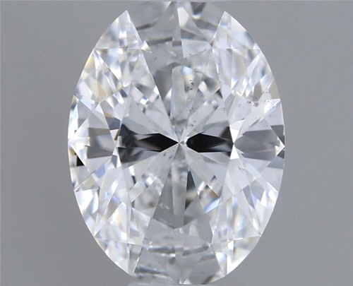 0.62 carat E-VS2 Natūralus Oval Deimantas (1)