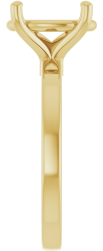 Sužadėtuvių Žiedas „Solitaire“ 14k yellow gold Oval 11mm x 9mm (4)