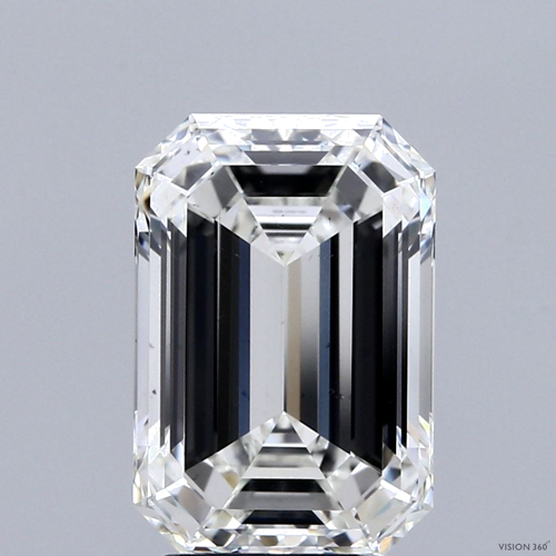 4.28 carat I-SI1 Natūralus Emerald Deimantas (1)