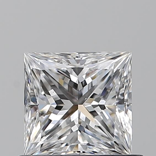 0.7 carat D-SI1 Natūralus Princess Deimantas (1)
