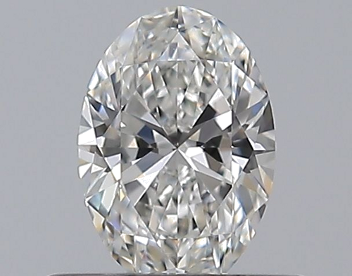 0.42 carat F-VVS2 Natūralus Oval Deimantas (1)