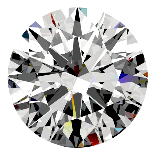 0.32 carat G-VVS1 Excellent cut Natūralus Round Deimantas (1)