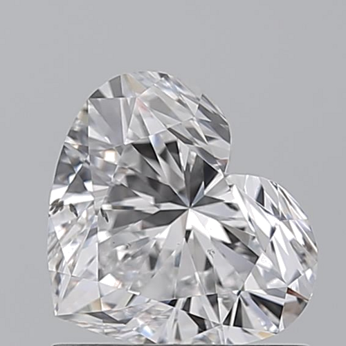 1.01 carat D-SI1 Natūralus Heart Deimantas (1)