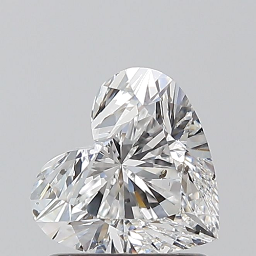 1.01 carat E-SI2 Natūralus Heart Deimantas (1)