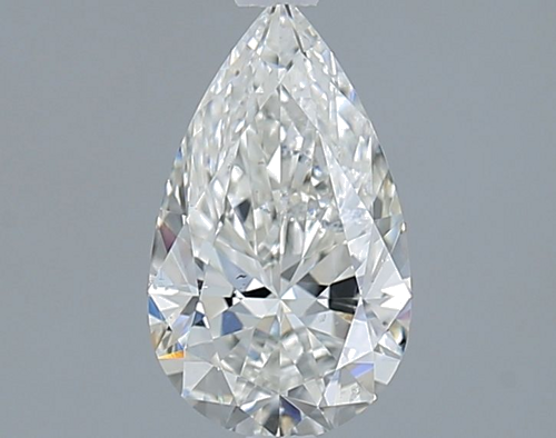 1.0 carat G-SI1 Natūralus Pear Deimantas (1)