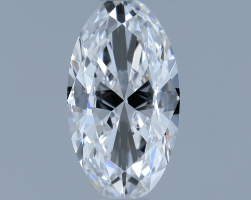 0.51 carat D-VVS2 Natūralus Oval Deimantas (1)