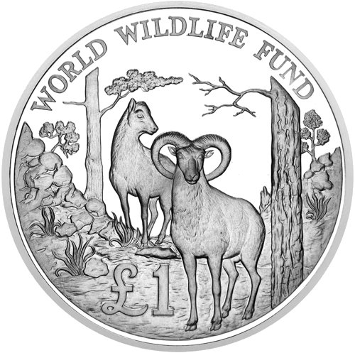1986 Cyprus World Wildlife Fund silver coin (1)