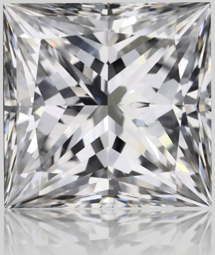 1.02 carat D-VVS1 Natūralus Princess Deimantas (1)