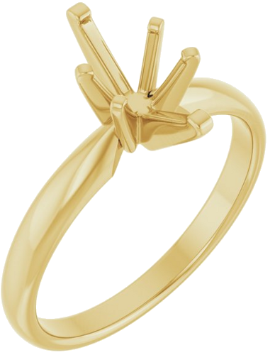 14K Yellow 9.5x5 mm Marquise Solitaire Engagement Ring Mounting (1)