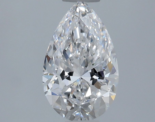 0.49 carat D-VS1 Natūralus Pear Deimantas (1)
