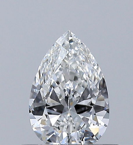 0.4 carat E-IF Natūralus Pear Deimantas (1)