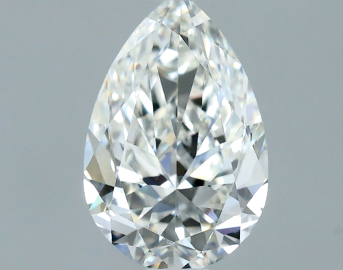 0.7 carat H-VS2 Natūralus Pear Deimantas (1)