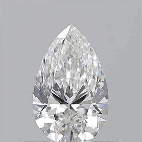 0.5 carat G-SI2 Natūralus Pear Deimantas (1)