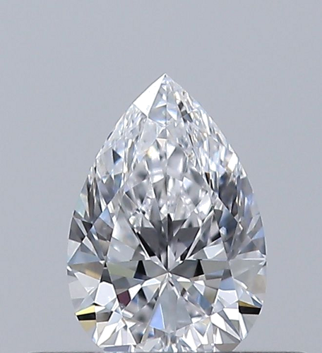 0.3 carat D-VVS1 Natūralus Pear Deimantas (1)