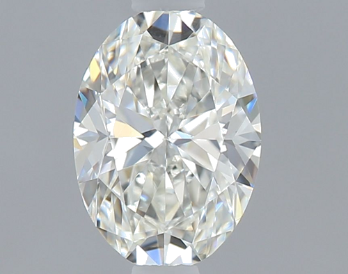 0.53 carat H-VS1 Natūralus Oval Deimantas (1)