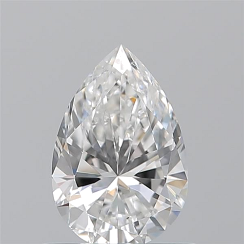 0.7 carat F-VS2 Natūralus Pear Deimantas (1)