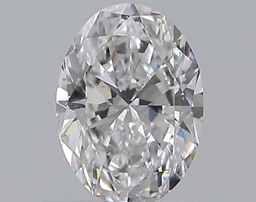 0.5 carat D-SI2 Natūralus Oval Deimantas (1)