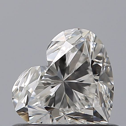 0.57 carat F-VS1 Natūralus Heart Deimantas (1)