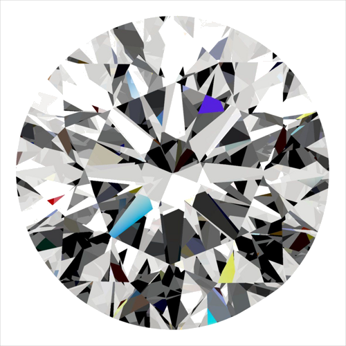 0.4 carat I-VS1 Very Good cut Natūralus Round Deimantas (1)
