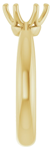 Sužadėtuvių Žiedas „Solitaire Crown-Inspired“ 14k yellow gold Round 6.5mm (4)