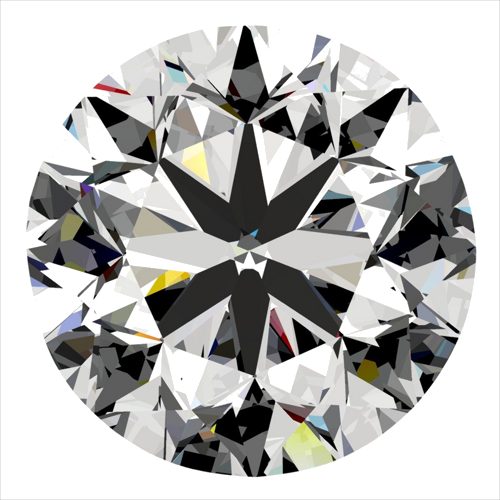 0.3 carat E-VS2 GD cut Natūralus Round Deimantas (1)