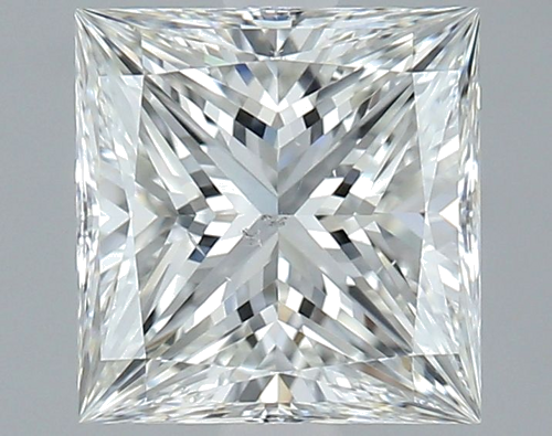 2.0 carat H-SI1 Natūralus Princess Deimantas (1)