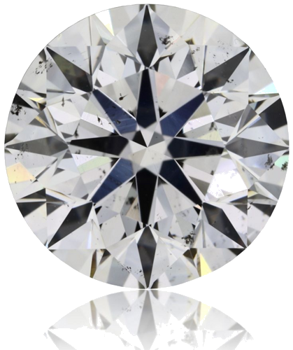 1.7 carat I-SI2 Excellent cut Natūralus Round Deimantas (1)