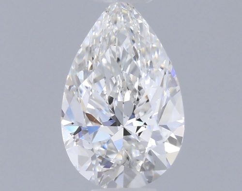 0.51 carat G-VS2 Natūralus Pear Deimantas (1)