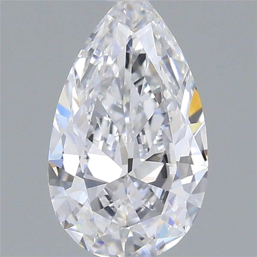 0.4 carat D-VVS1 Natūralus Pear Deimantas (1)