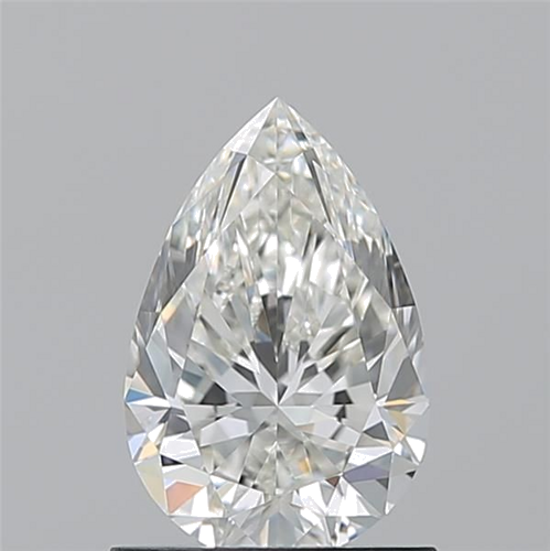 1.01 carat H-VVS1 Natūralus Pear Deimantas (1)