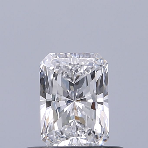 0.42 carat D-VVS2 Natūralus Radiant Deimantas (1)