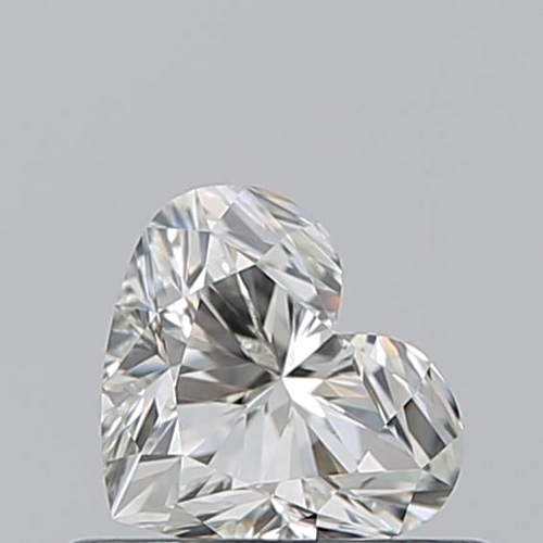 0.51 carat J-VVS2 Natūralus Heart Deimantas (1)