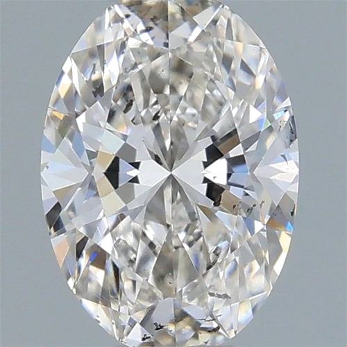 0.51 carat H-SI2 Natūralus Oval Deimantas (1)