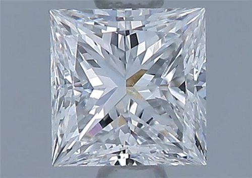 0.61 carat E-VVS2 Natūralus Princess Deimantas (1)