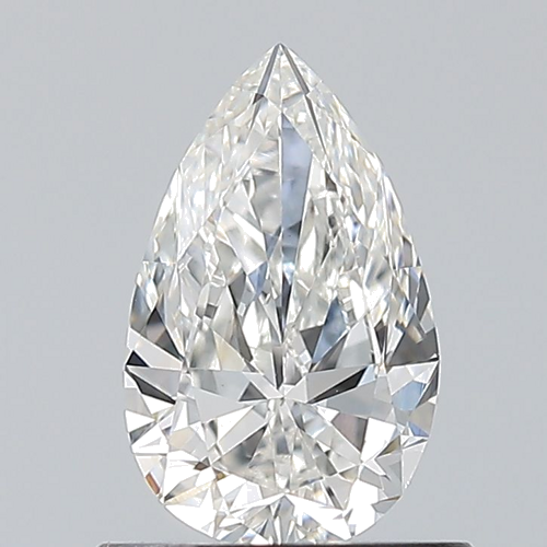 0.7 carat G-VS1 Natūralus Pear Deimantas (1)
