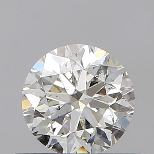 0.5 carat I-SI2 Very Good cut Natūralus Round Deimantas (1)